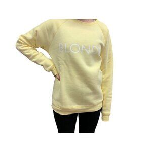 NWOT Brunette the Label "BLONDE" Sweatshirt | Lemoncello
